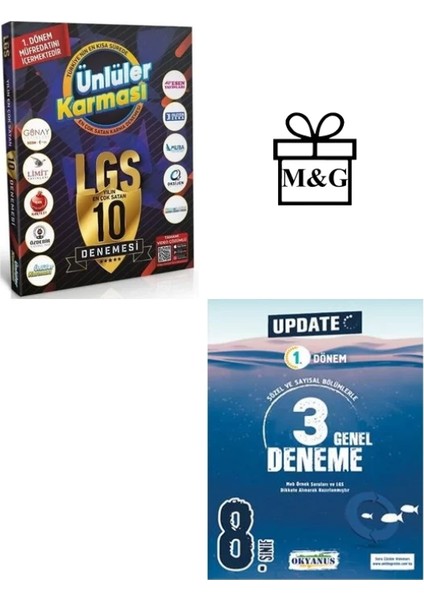 LGS 8. Sınıf 1. Dönem 10 Farklı Deneme ve Update Deneme