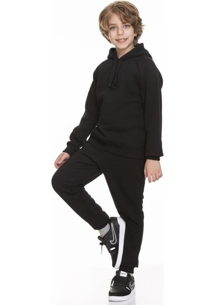 Unisex Reglan Kol Kapüşonlu Içi Polarlı Takım fiyatları