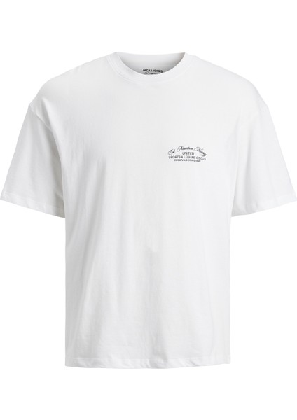 Jorbrınk Studıo Back Tee Ss Crew Neck Beyaz Erkek T-Shirt 12227720-Brigh