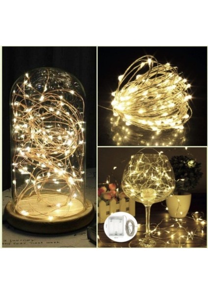 Ack Pilli 100 Ledli Süsleme Işığı Gün Işığı Ack AS90-00990 Ack