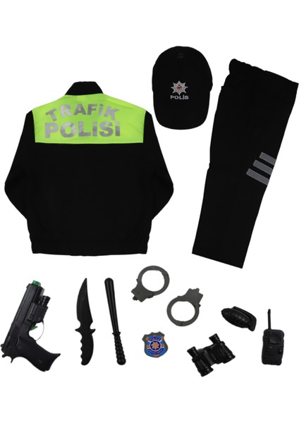 Trafik Polis Kostümü Çocuk Kıyafeti