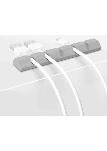 Kablo Klipsleri Kablo Organizatörü USB Kablo Organizatörü USB Şarj Cihazı Tel Kablo Tutucu (Yurt Dışından)
