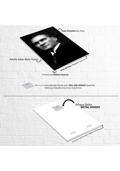 Atatürk Cam Tablo fırsatları