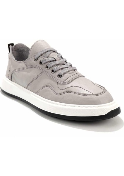 Gri Leather Erkek Casual Ayakkabı E01810197303