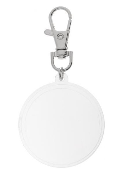 3X40MM Madeni Para Tutucu Anahtar Zinciri Yuvarlak Pc'ler (Yurt Dışından)