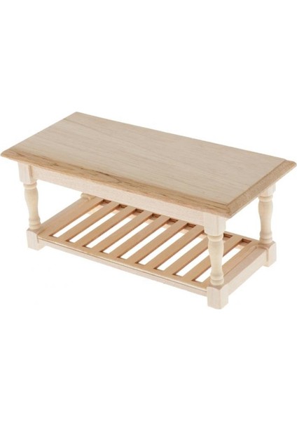 1:12 Dollhouse Minyatür Mobilya, Bebek Evi Için Ahşap Boyasız Uç Masa (Yurt Dışından) indirimleri