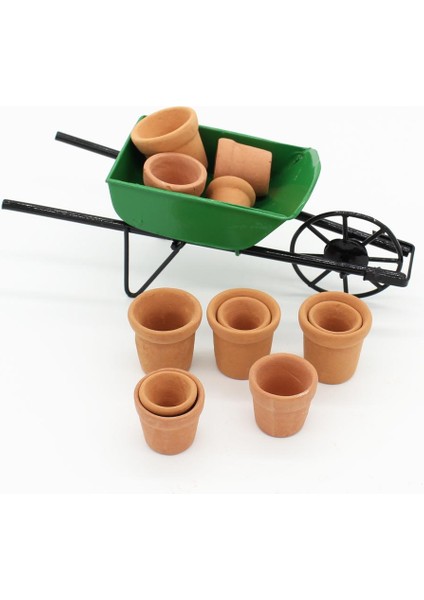 1:12 Ölçekli Dollhouse Minyatürler Peri Bahçe Bitkileri Için Seramik Flowerpots (Yurt Dışından) fiyatları