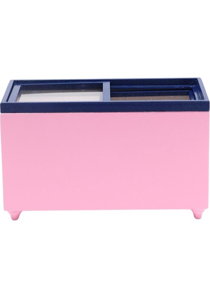 1:12 Ölçekli Dollhouse Dondurucu Ev Cihaz Aksesuarları Oyuncaklar Dekorasyon Pembe (Yurt Dışından)