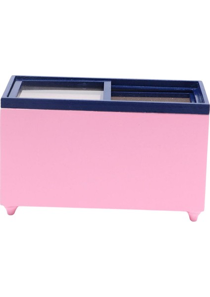 1:12 Ölçekli Dollhouse Dondurucu Ev Cihaz Aksesuarları Oyuncaklar Dekorasyon Pembe (Yurt Dışından) modelleri
