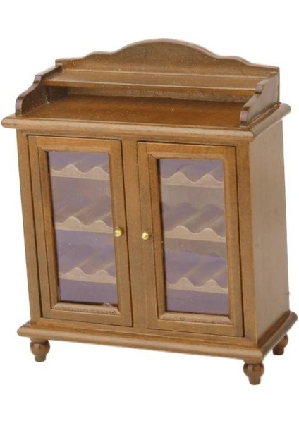 1/12 Dollhouse Minyatür Mobilya Vintage Tarzı Ahşap Dolap (Yurt Dışından) indirimleri