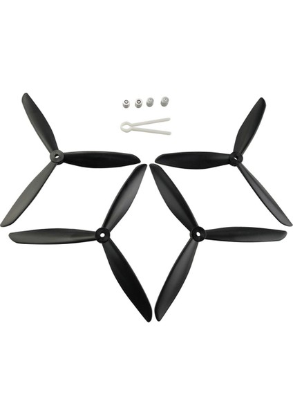 X4 H501S Yedek Parçalar Için 4 Pcs Pervane Kürek Siyah (Yurt Dışından)
