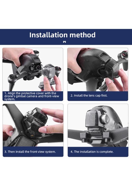 Lens Aşağı Görünüm Entegre Koruyucu Kapak Fpv Kombo Parçaları Için Toz Geçirmez (Yurt Dışından)