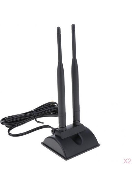 2ADET Anten Çift Bant Rpsma Maschio Taban Magnetica 5ghz Başına 5ghz (Yurt Dışından)