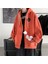 Skull Hands Baskılı Oversize Fermuarlı Turuncu Unisex Kapüşonlu Hırka 1