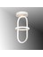 TT006-1PLF-BY Tt Aydınlatma Minyon Modeli Tekli Plofonyer Mat Beyaz LED Avize 1
