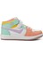 Lambırlent 0121-F Yeşil-Beyaz-Lila Çocuk Bilek Boy Sneaker 1