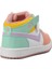 Lambırlent 0121-F Yeşil-Beyaz-Lila Çocuk Bilek Boy Sneaker 4