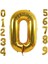 Rakam Gold Folyo Balon 34" Inc 76 cm 1