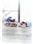 15 Parça Snowbox Mavi Kapaklı Saklama Kabı Takımı / 5 Büyük + 10 Küçük / Özel Set 2
