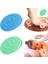 Anti Silikon Vücut Masaj Eldiveni Scrub Banyo Duş Masajı Fırça Mavi (Yurt Dışından) 2