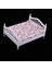 1/12 Dollhouse Yatak Odası Mobilya Minyatür Ahşap Yatak Çiçek Yatağı (Yurt Dışından) 2