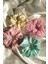 Kadın Lastikli Saten Simit Scrunchie Saç Toka Seti 1