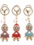 Moda Rhinestone Cartoon Snowman Şekil Anahtarlık Anahtarı (Yurt Dışından) 3