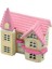 3x1: 12 Ölçekli Diy Ahşap Dollhouse Handcraft Minyatür Proje Oyuncak Hediyeleri Pembe 3 Pcs (Yurt Dışından) 1