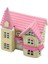 3x1: 12 Ölçekli Diy Ahşap Dollhouse Handcraft Minyatür Proje Oyuncak Hediyeleri Pembe 3 Pcs (Yurt Dışından) 2