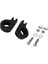 Motosiklet Ayağı Peg Kelepçeler Mounts Mount Motor Muhafızları Siyah (Yurt Dışından) 5