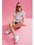 Unisex Sam Beyaz Nakışlı T-Shirt 4