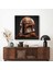 Star Wars Işlemeli Ahşap Art Deko Jedi Şövelye Maskesi Mask Kanvas Tablo 1