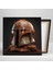 Star Wars Işlemeli Ahşap Art Deko Jedi Şövelye Maskesi Mask Kanvas Tablo 2