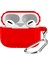 Buff Airpods Pro Rubber Silicone Case Red 1
