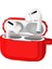 Buff Airpods Pro Rubber Silicone Case Red 3