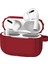 Buff Airpods Pro Rubber Silicone Case Wine Red 3