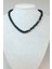 Golden & Siyah Obsidyen Taşı Kolye 8mm (Klipsli) 1