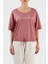 Relaxed Fit Bağlama Detaylı Bisiklet Yaka T Shirt Bayan T Shirt 6LTT29 Tjdfz 1438 1