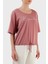 Relaxed Fit Bağlama Detaylı Bisiklet Yaka T Shirt Bayan T Shirt 6LTT29 Tjdfz 1438 3