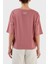 Relaxed Fit Bağlama Detaylı Bisiklet Yaka T Shirt Bayan T Shirt 6LTT29 Tjdfz 1438 5