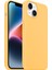 Buff iPhone 14 Rubber Fit Kılıf Yellow 1