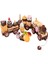 Ahşap Tren Kek Oyuncakları Toddlers Party Için Pretend Oyunu Doğum Günü Hediyesi (Yurt Dışından) 1