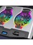 2 Fan USB Dizüstü Bilgisayar Soğutma Pedi Stand Defter Için Ayarlanabilir (Yurt Dışından) 4