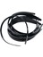 10 Adet 10 mm / 0.4 "Düz Esnek Bantlar Kafa Bantları Siyah (Yurt Dışından) 2
