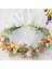 Boho Floral Çelenk Başlık Çiçek Kafa Bandı (Yurt Dışından) 4