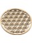 Kutsal Geometri Lazer Kesilmiş Duvar Heykel Süs Meditasyonu D 14CM (Yurt Dışından) 1