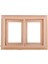 1/12 Ölçekli Dollhouse Minyatür Boyasız Ahşap Pencere Çerçevesi Ev Dıy Aksesuarı (Yurt Dışından) 3