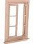 1/12 Dollhouse İçin Boyasız Ahşap 6 Tra Pencere ve Cam Sayfası (Yurt Dışından) 4