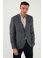Regular Fit 6 Drop Tek Yırtmaçlı Blazer Ceket Erkek Ceket 216TAZİRO 3