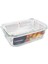 Luminarc Dikdörtgen Cam Saklama Kabı 122CL 21X15X7CM 2